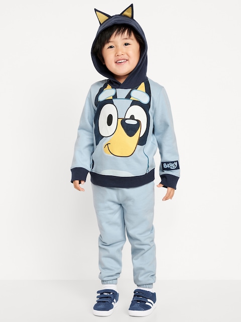 Bluey™ Unisex Graphic Pullover Hoodie and Jogger Sweatpants Set for Toddler