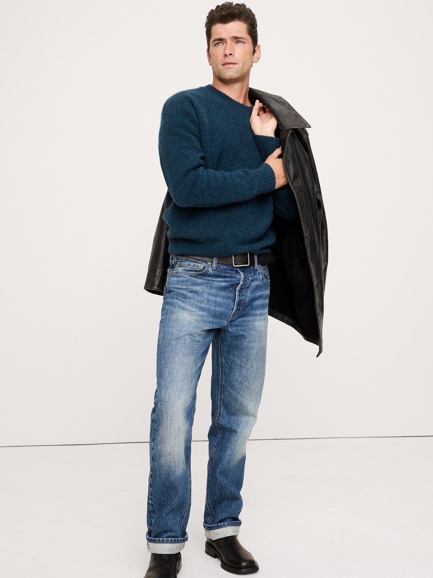 Italian Alpaca-Wool Blend Sweater