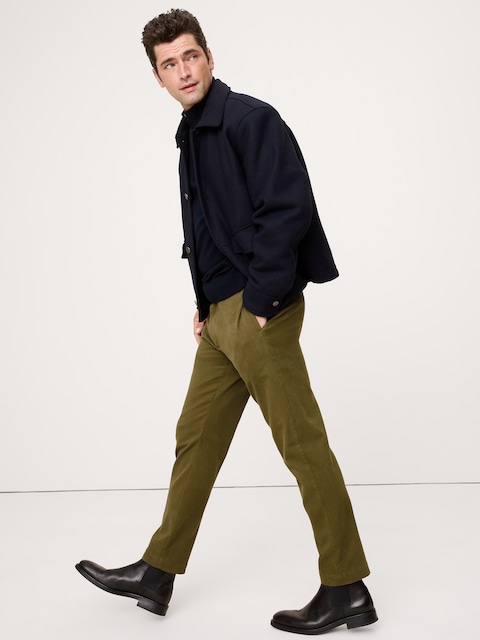 CHINO VOYAGEUR À COUPE ÉTROITE EN TISSU BROSSÉ