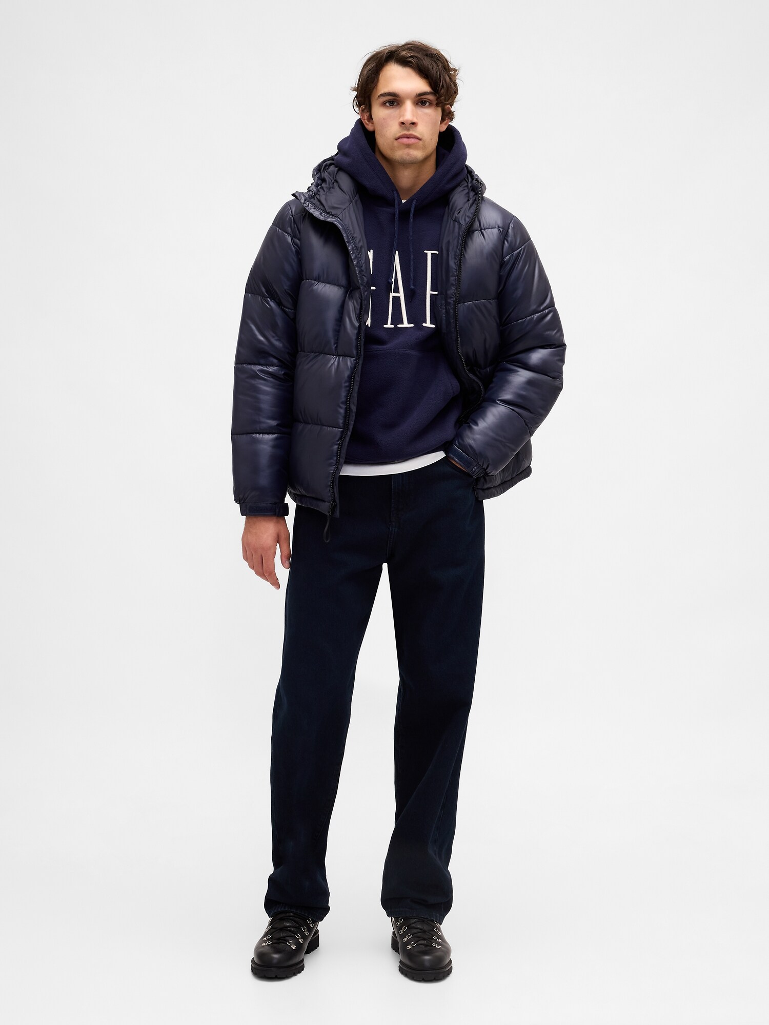 オーバーサイズ GAPロゴパーカー-1