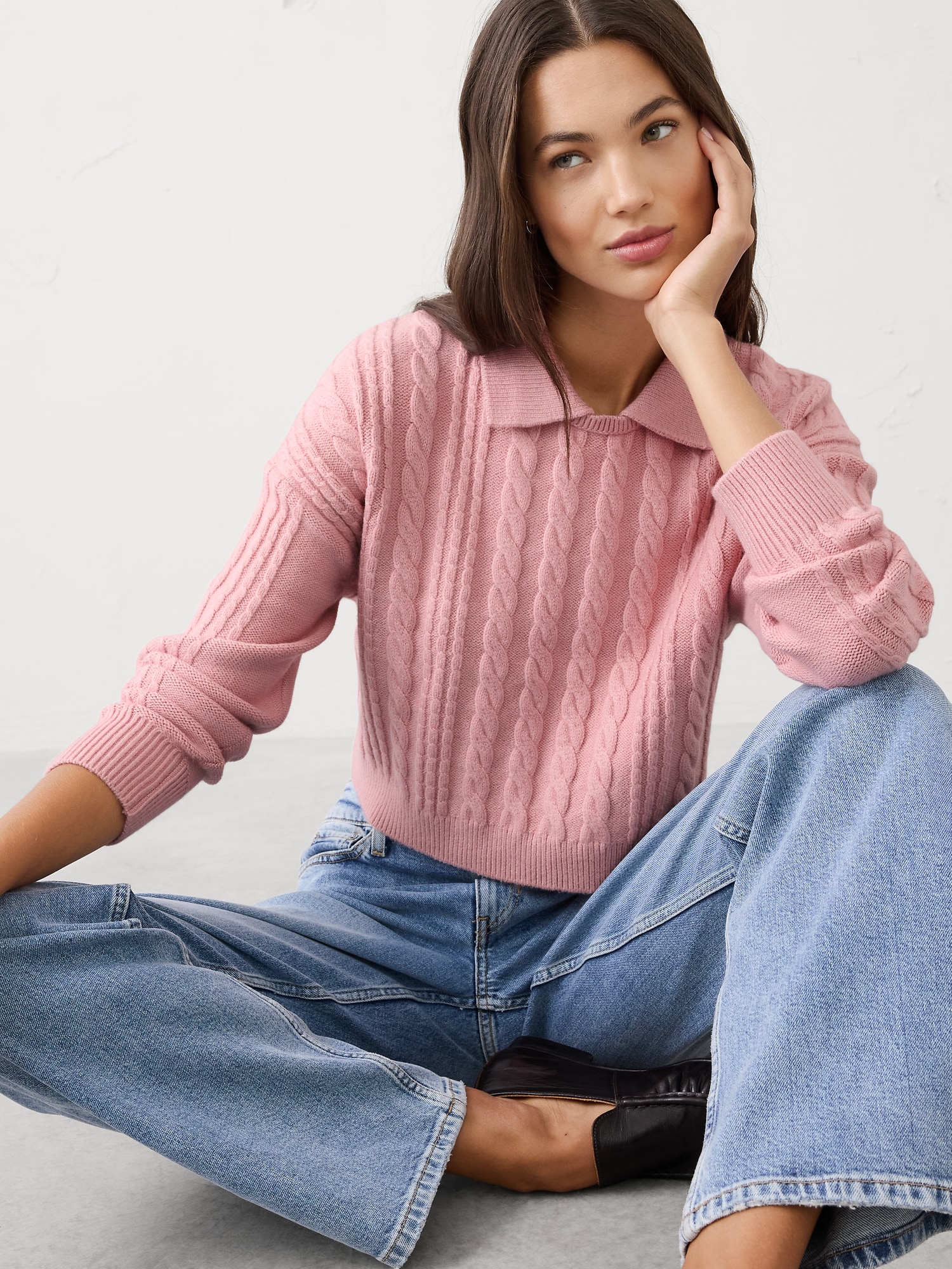 Perfectly Soft Cable Sweater