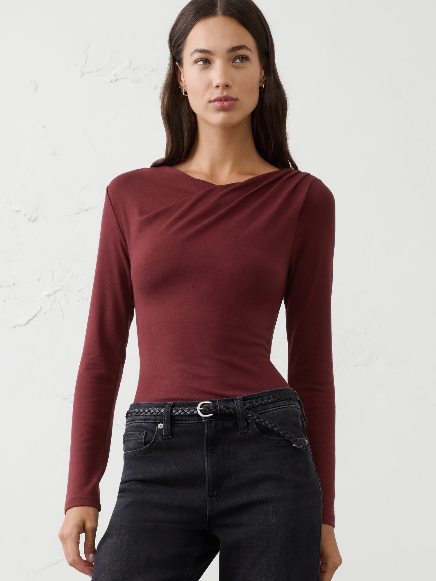Soft Luxe Draped Top