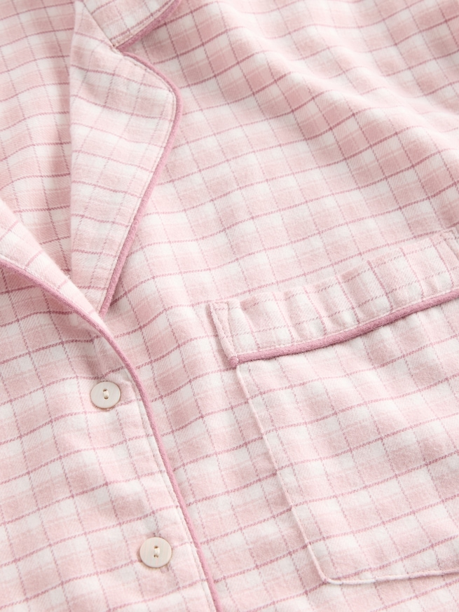 ソフト フランネル パジャマ ショートパンツセット-1