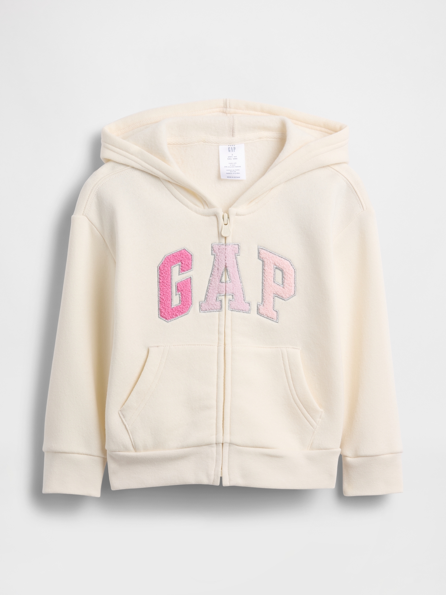 Gap babyGap リラックスフィット GAPロゴ ジップアップパーカー Gap babyGap リラックスフィット GAPロゴ ジップアップパーカー