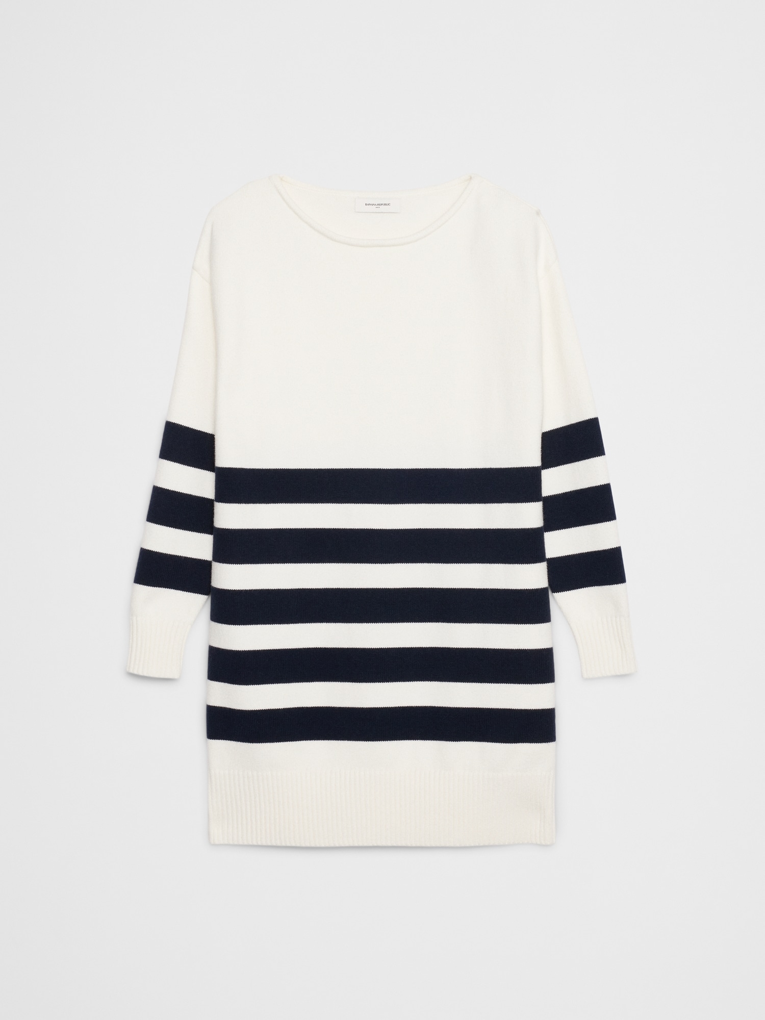 blue dress for baby girl Banana Republic Poplin Lantern-Sleeve Mini Dress Black Stripe