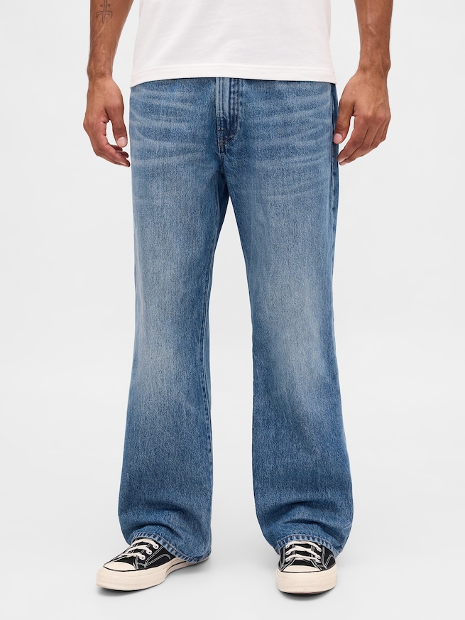 ルーズフィット ブーツカットデニム-1