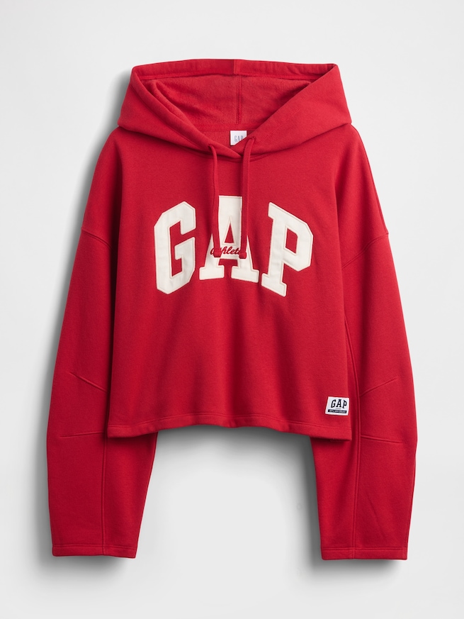 オーバーサイズ バレルスリーブ GAPロゴパーカー-4