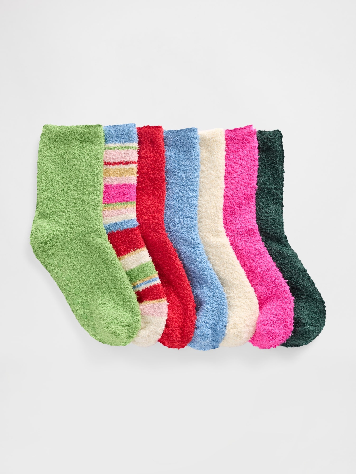 ENSEMBLE-CADEAU DE CHAUSSETTES DOUILLETTES POUR ENFANT (PAQUET DE 7 PAIRES)