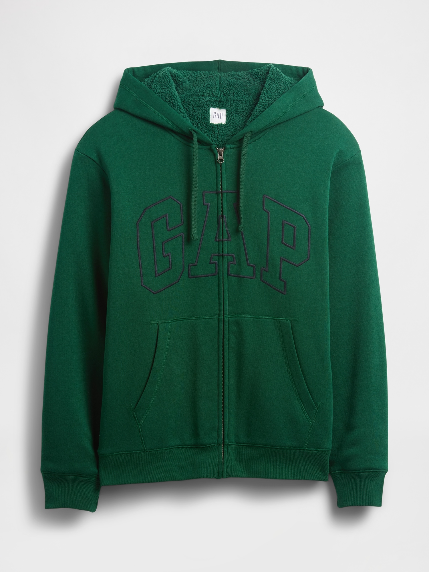 Gap公式オンラインストア | リラックスフィット GAPロゴ 裏ボア ジップ