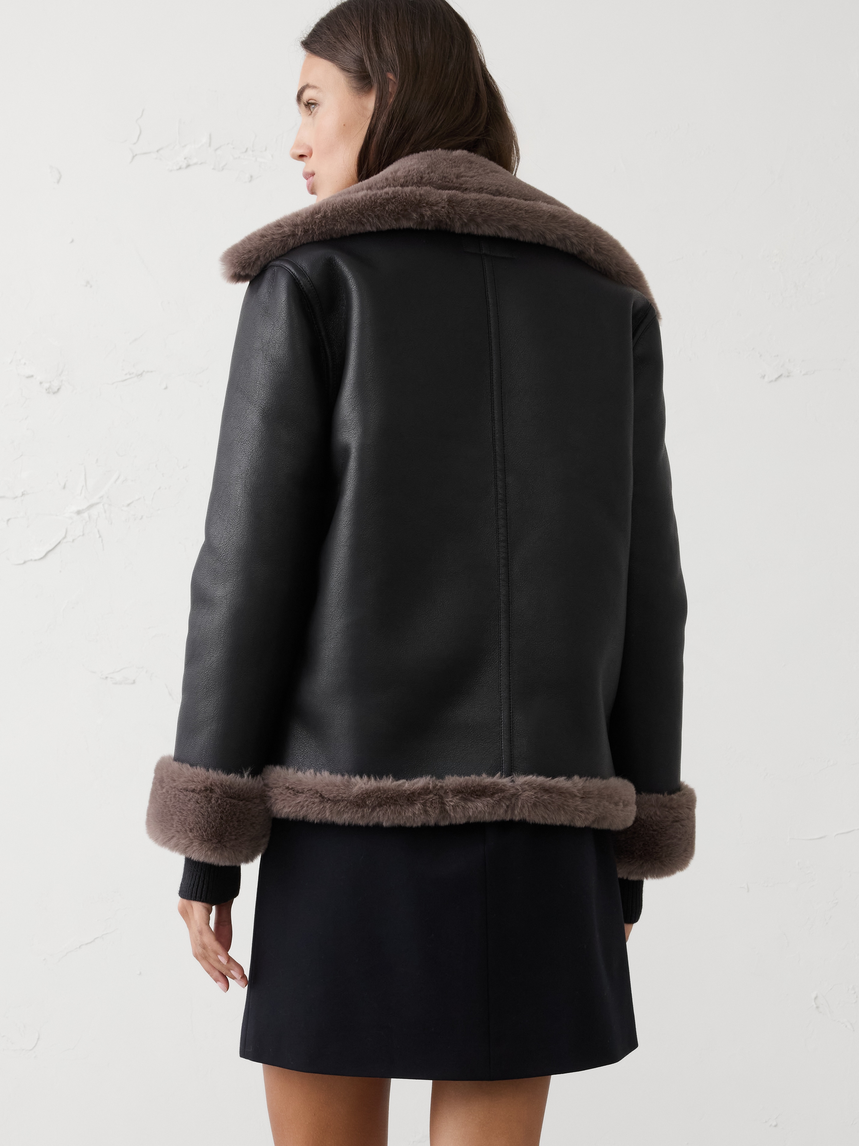 ◆Banana Republic リアルムートン シープスキン ファーコート cn60552660.png