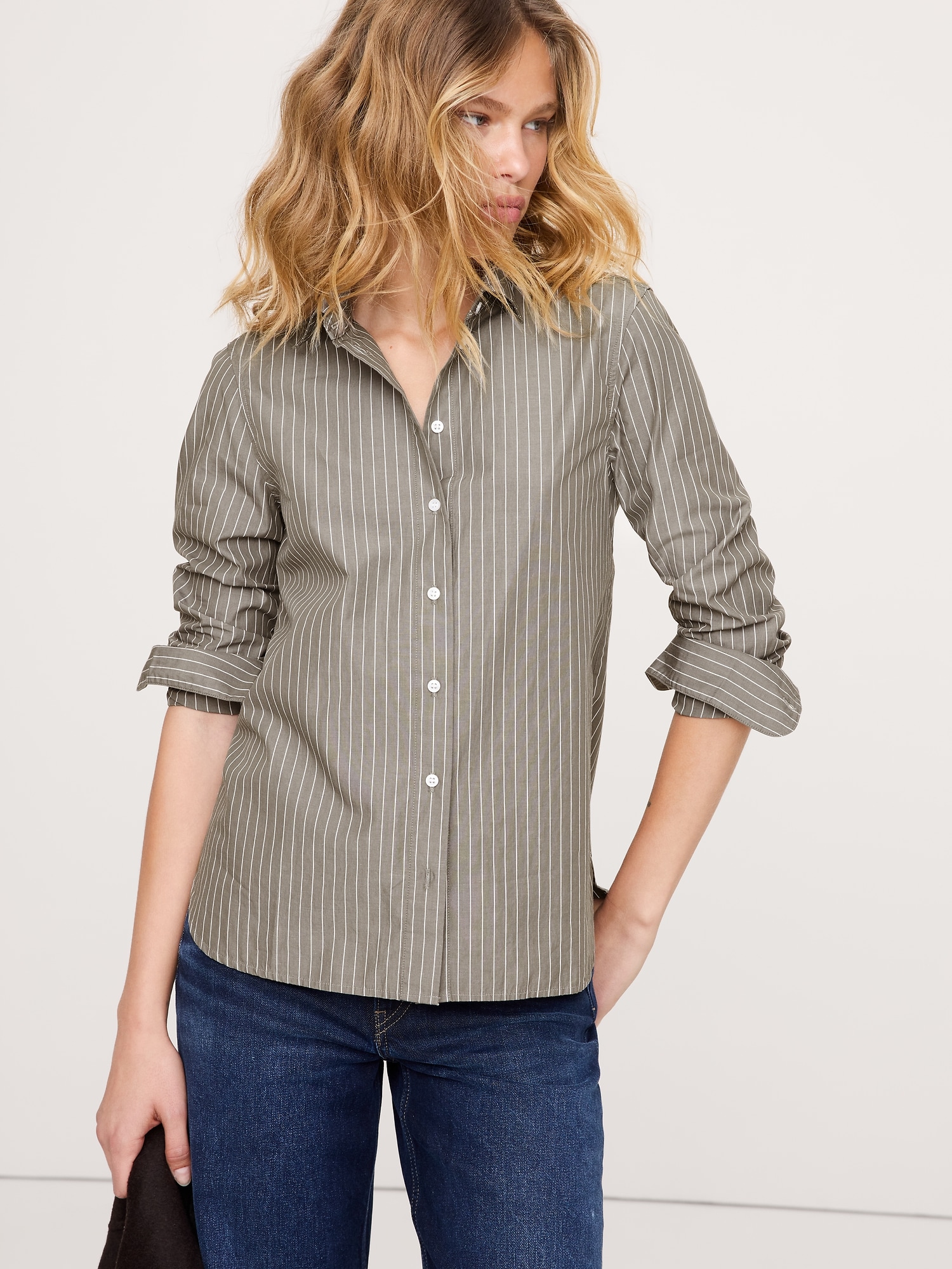 The Everyday Shirt in Cotton Poplin
