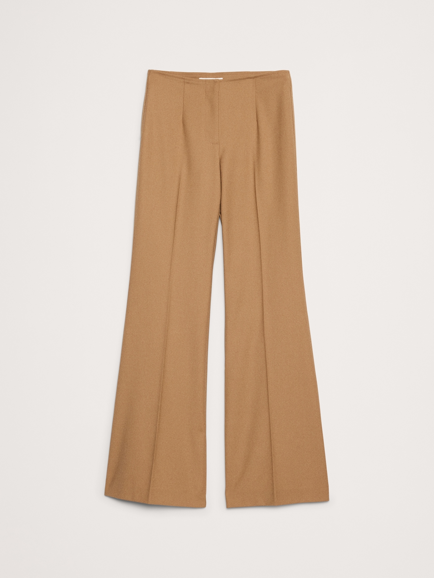 ミッドライズ フレア ストレッチ ウールブレンドパンツ-4 ミッドライズ フレア ストレッチ ウールブレンドパンツ-4