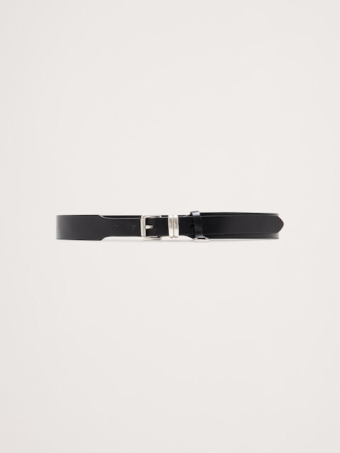CEINTURE FINE EN CUIR