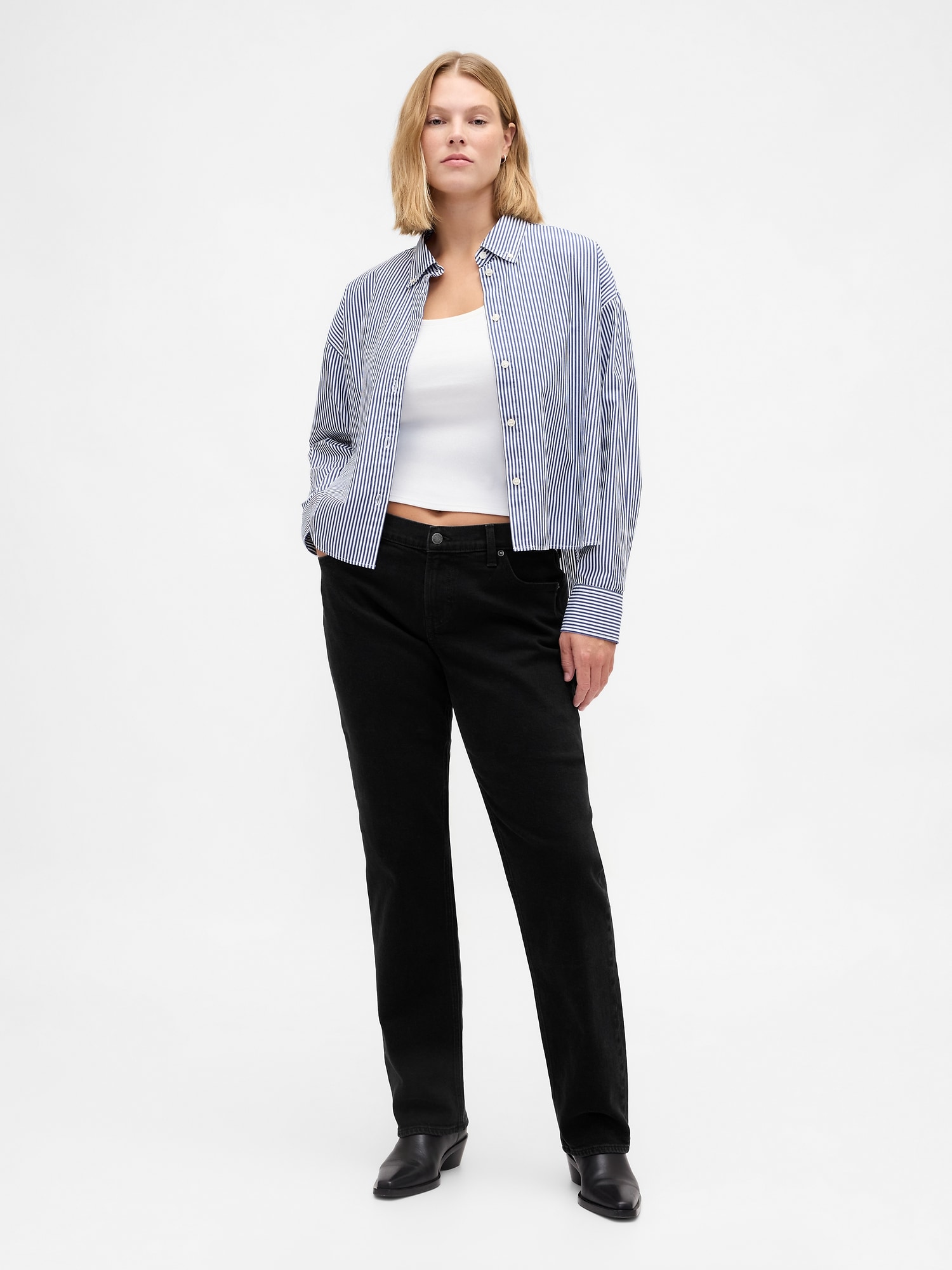 Low Rise '90s Slim Straight Jeans