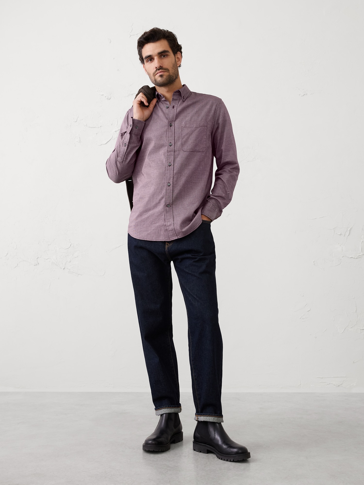 Slim-Fit Oxford Shirt