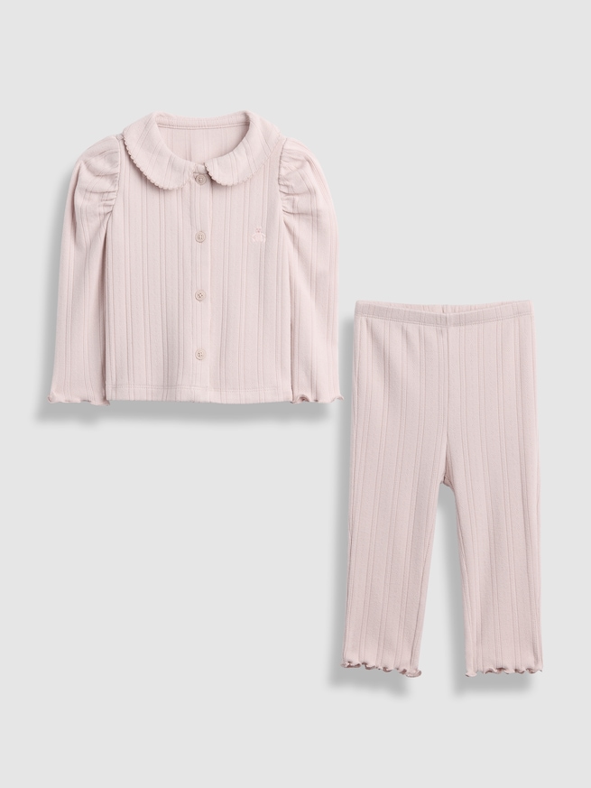 ポインテール リブ コーデセット (ベビー)-0