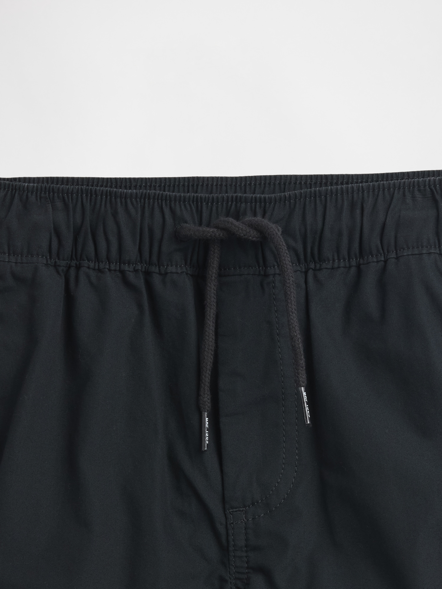 裏地付き ポプリンリラックスフィット ジョガーパンツ (キッズ)-4