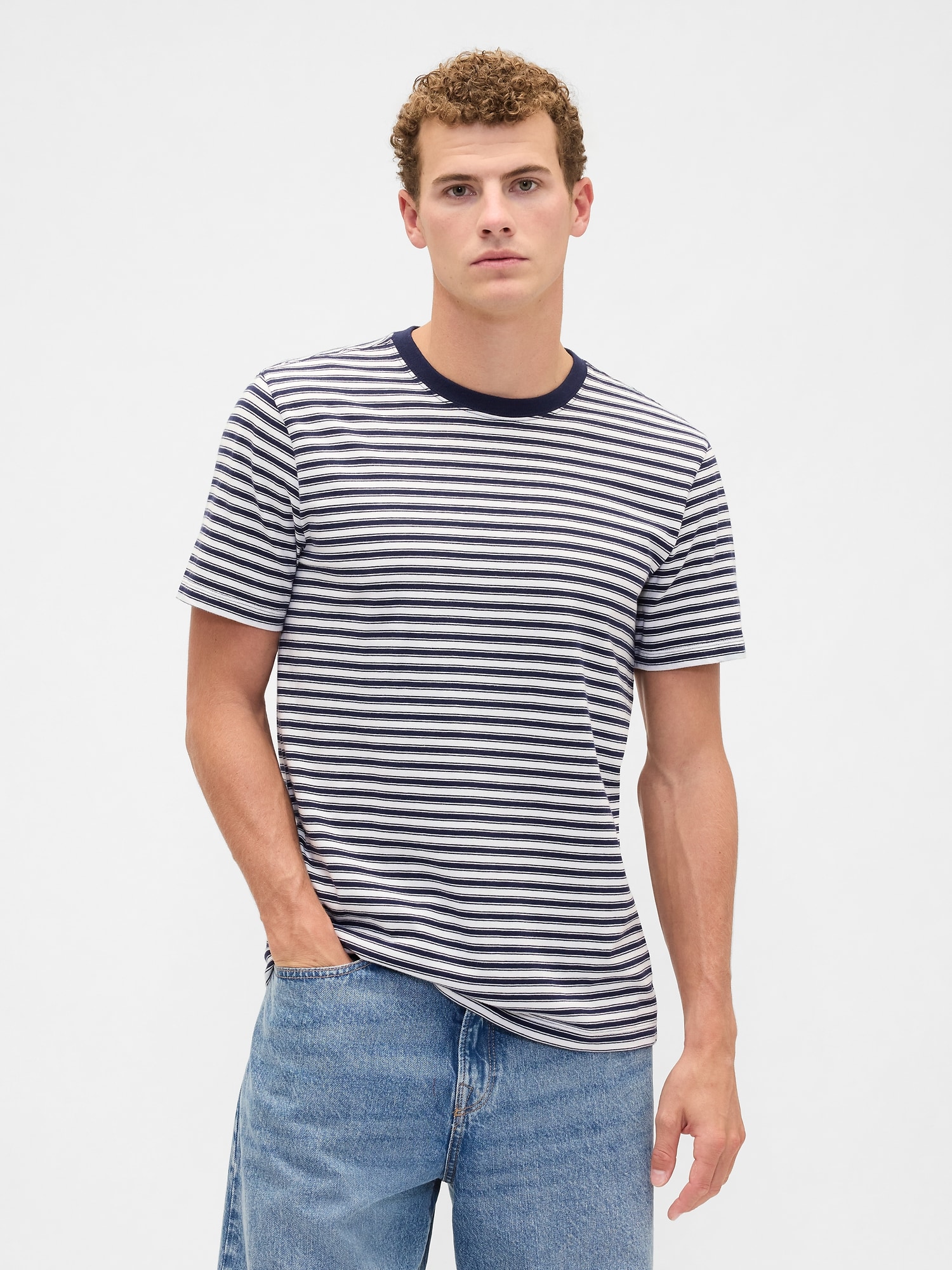Everyday Soft Stripe Crewneck T-Shirt