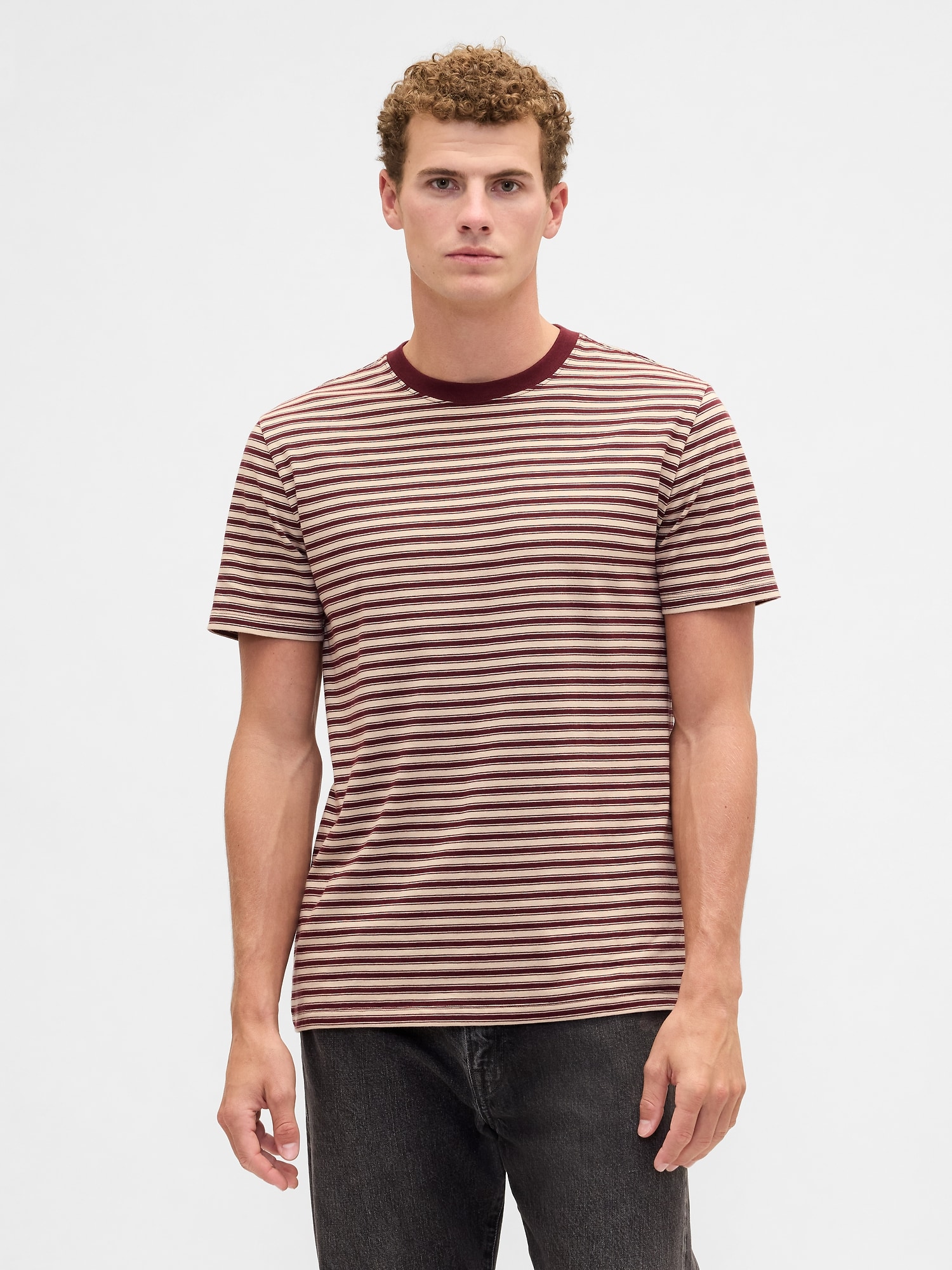 Everyday Soft Stripe Crewneck T-Shirt