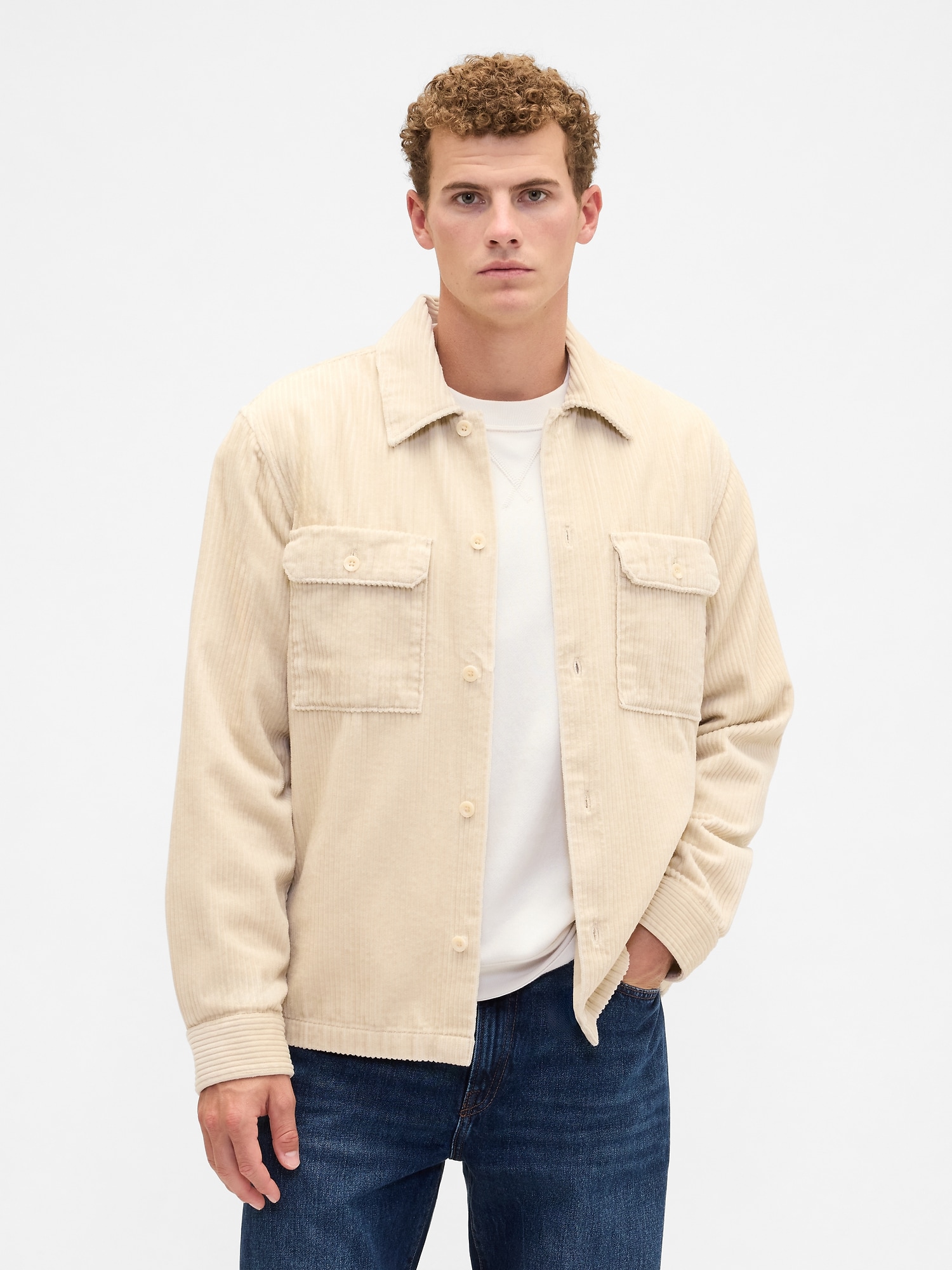 Relaxed Corduroy Overshirt