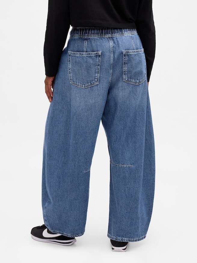 ミッドライズ ウルトラソフト イージーウエスト ホースシューデニム-5