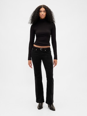 ローライズ コーデュロイ ロング＆リーンパンツ