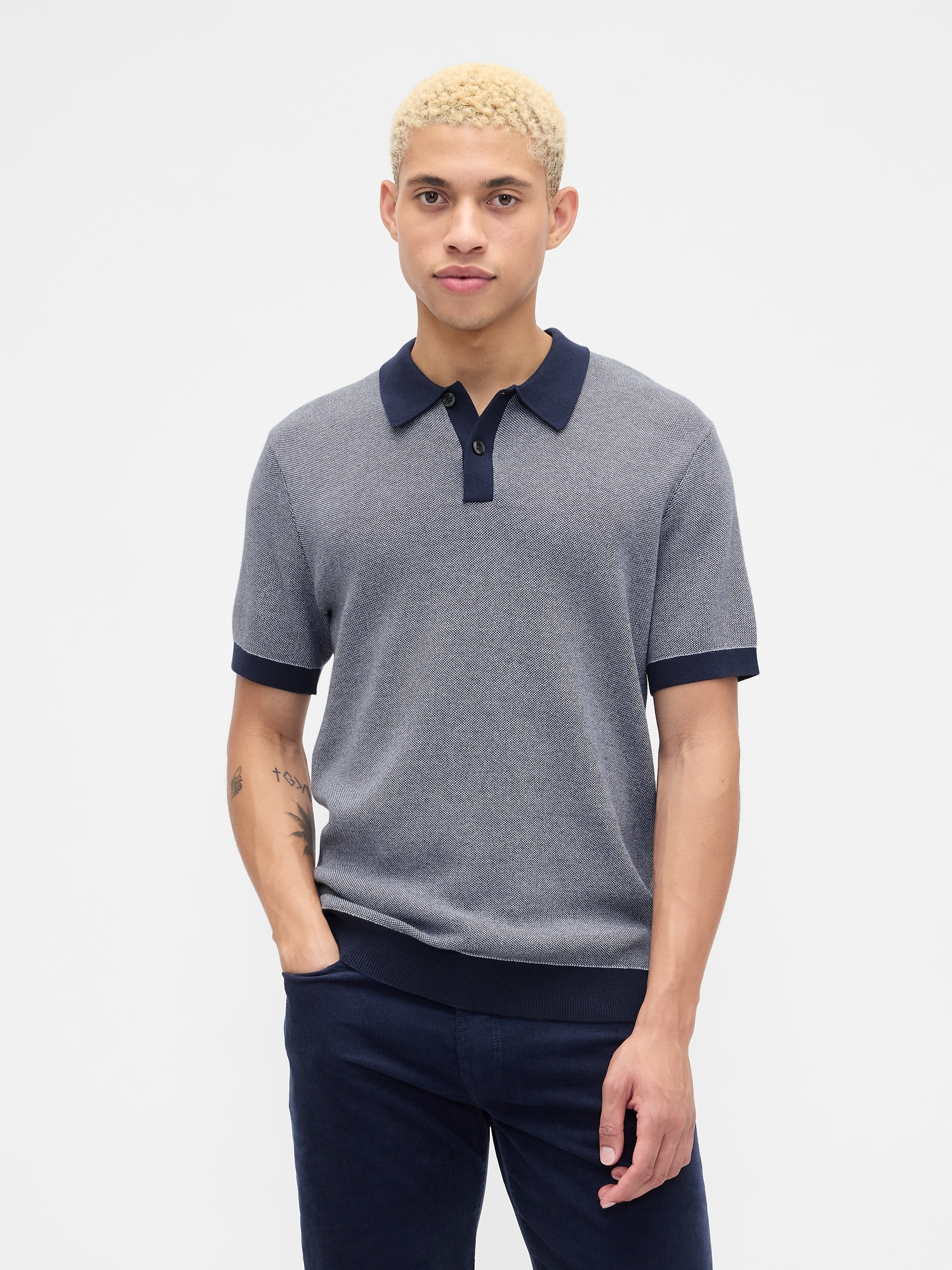 Sweater Polo Shirt