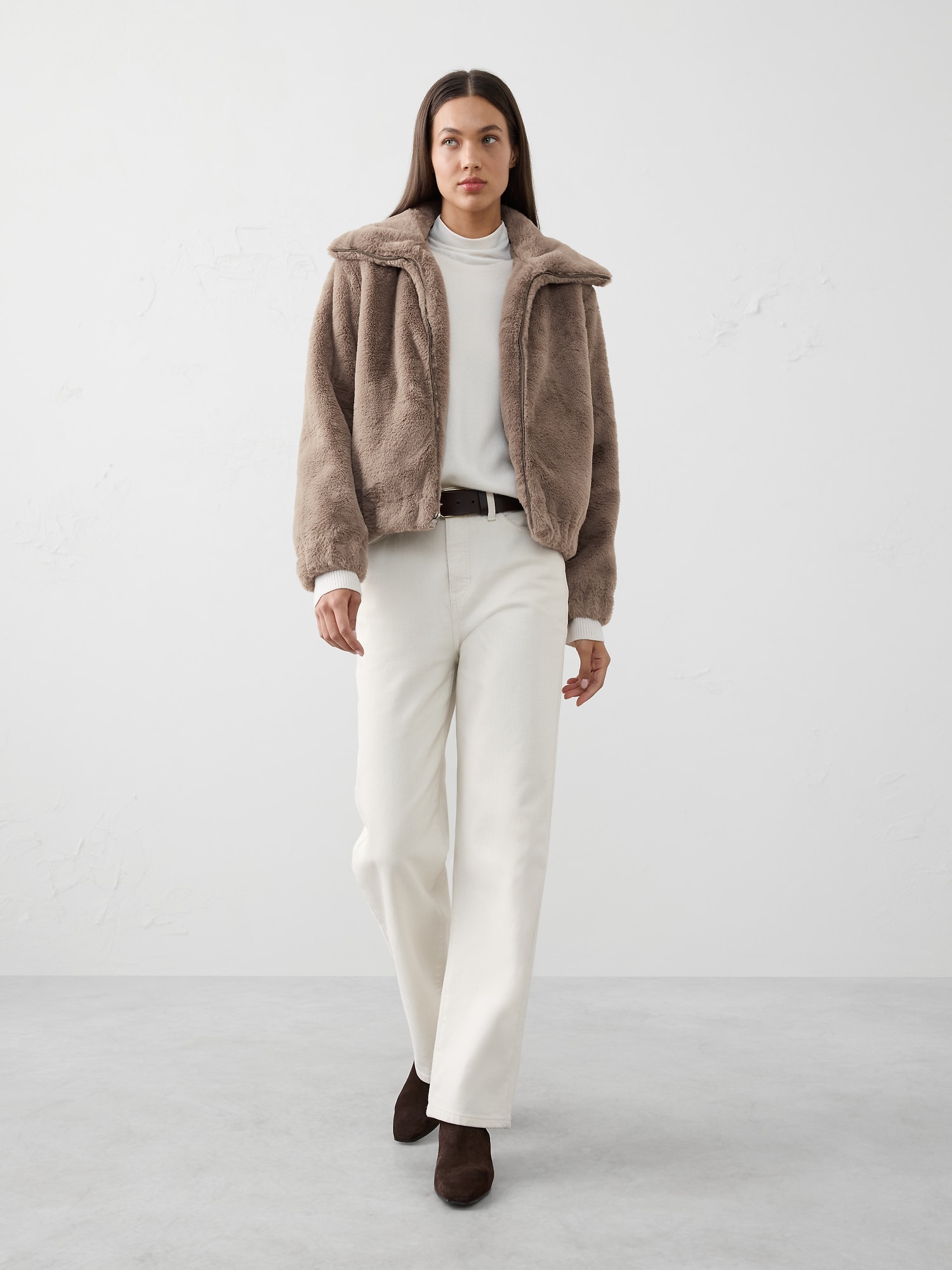 Faux Fur Short Jacket