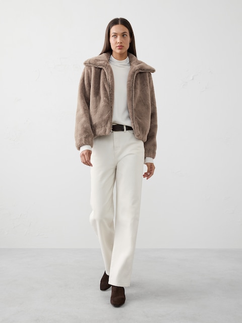 Faux Fur Short Jacket