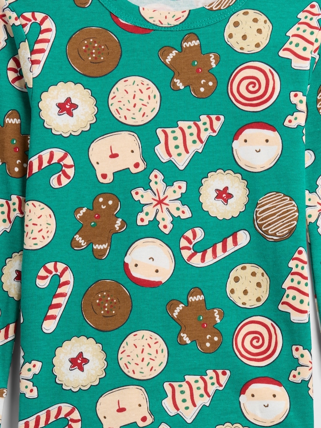 Kids & babyGap オーガニックコットン100% ホリデー パジャマセット-2