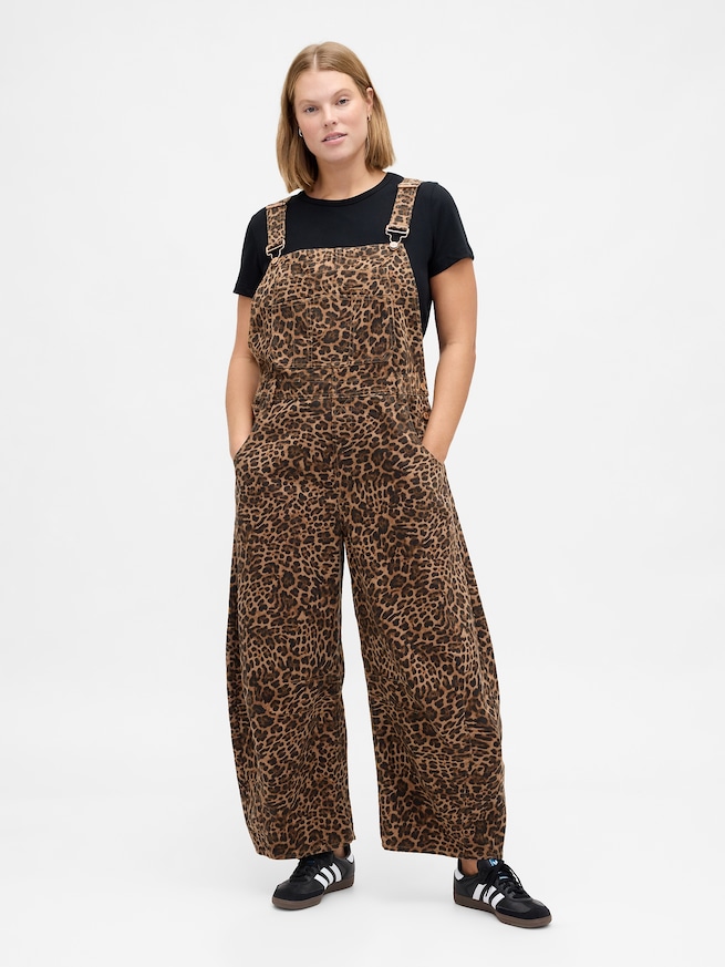 ウルトラソフトデニム ホースシュー オーバーオール-4