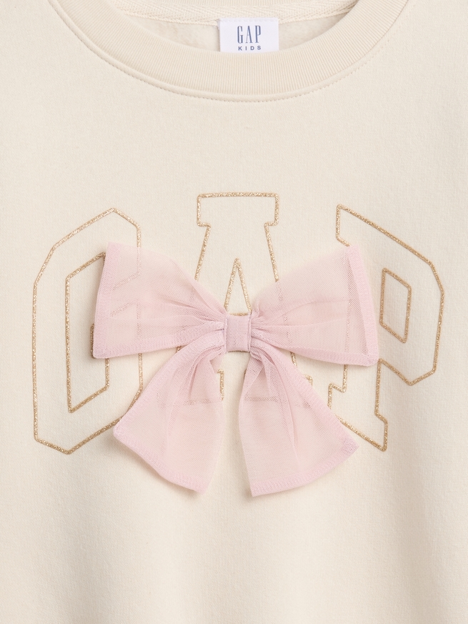 オーバーサイズ グラフィック スウェットシャツ (キッズ)-3