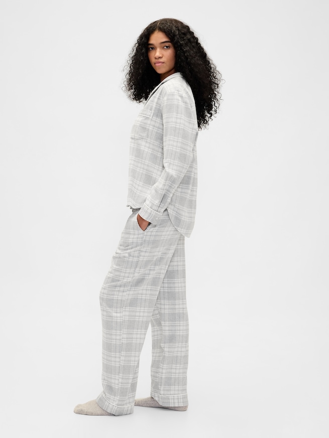 ソフト フランネル パジャマセット-2