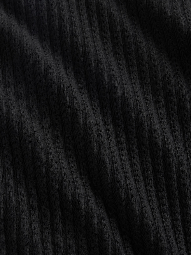 ポインテール リブ クロップド タートルネック-3