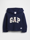 babyGap クロップド バレルスリーブ GAPロゴパーカー-0