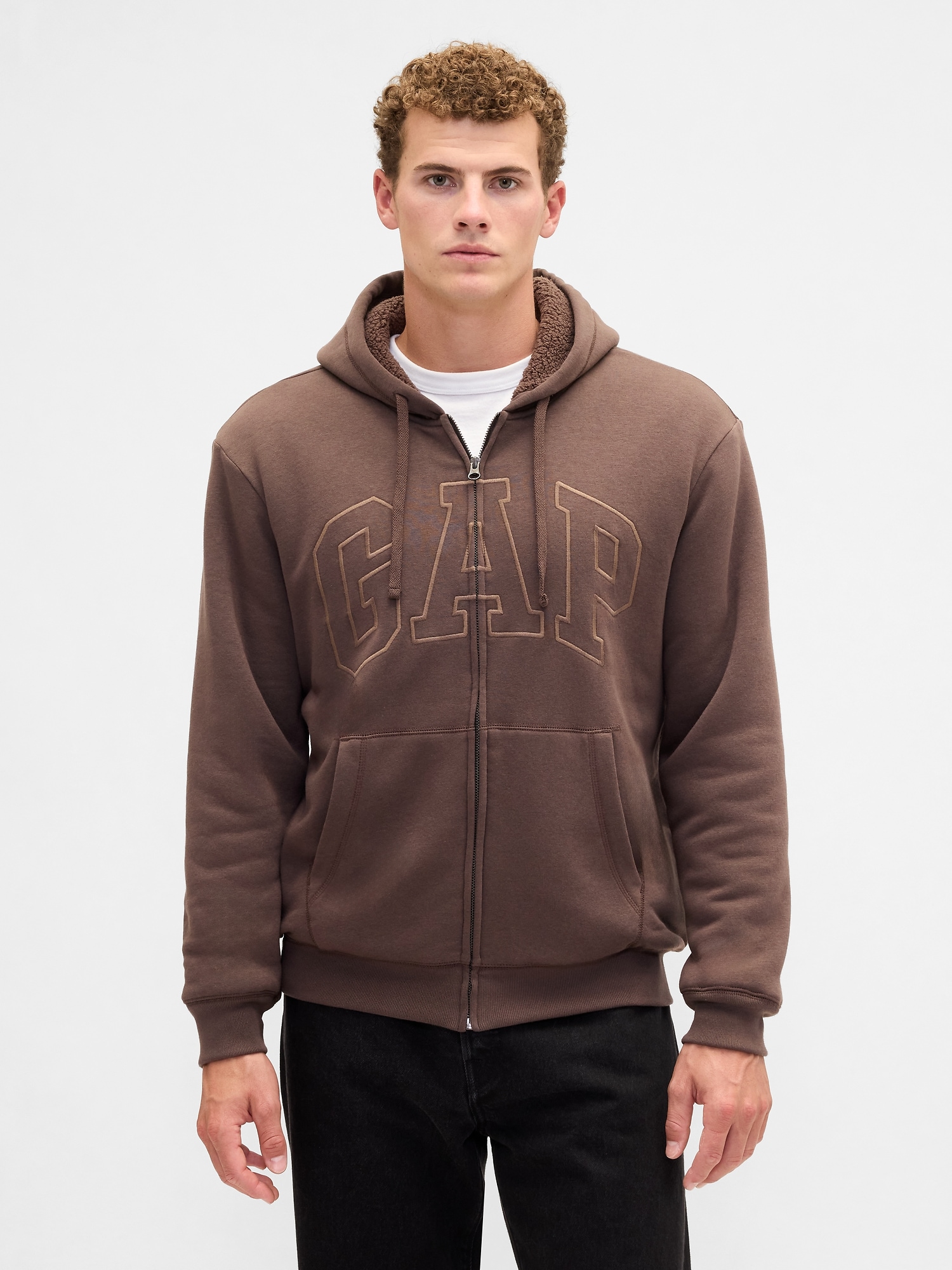 GAPジップパーカー ジップアップパーカー (メンズ) | Gap公式オンラインストア