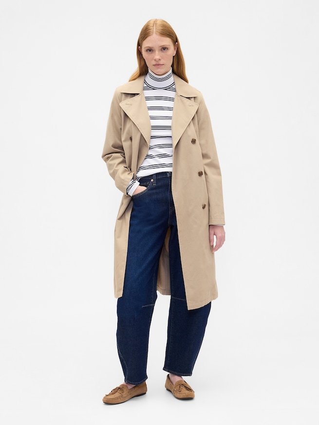 リブ タートルネックTシャツ-2