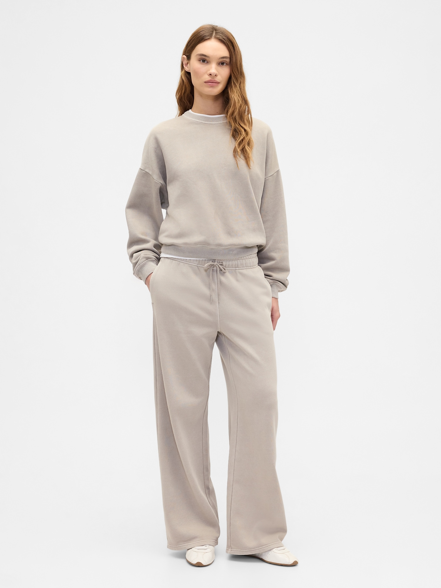 Relaxed Straight-Leg Sweatpants