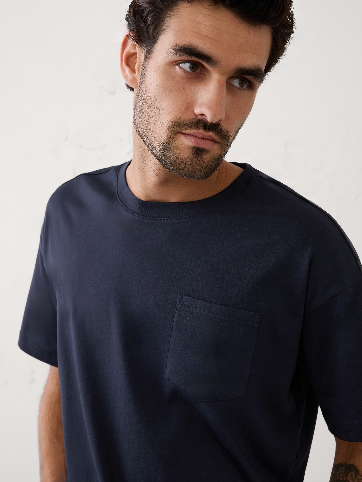 BR ファクトリー リュクスタッチ ボクシーTシャツ-2