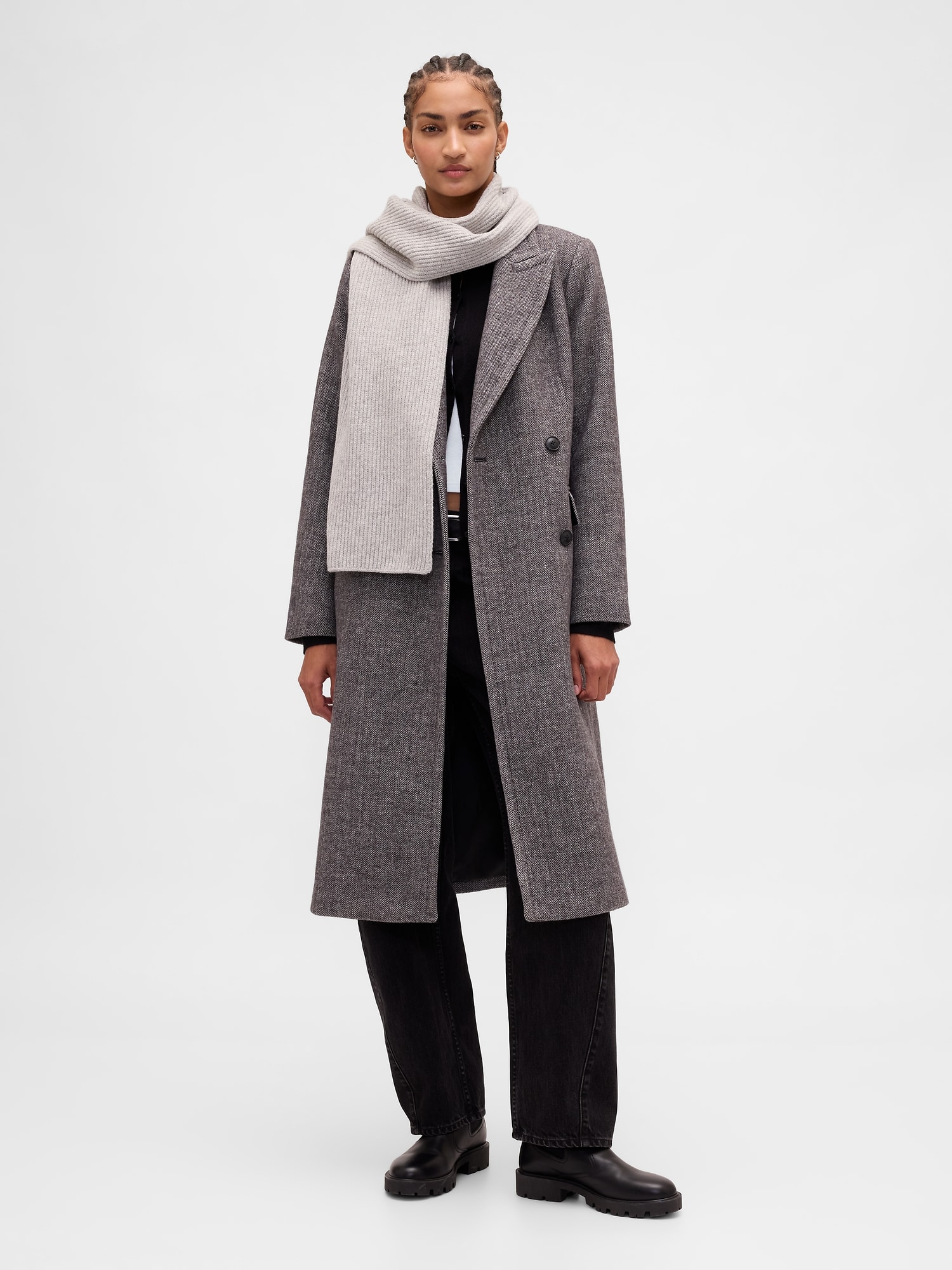 ウールブレンド チェスターフィールド コート-1