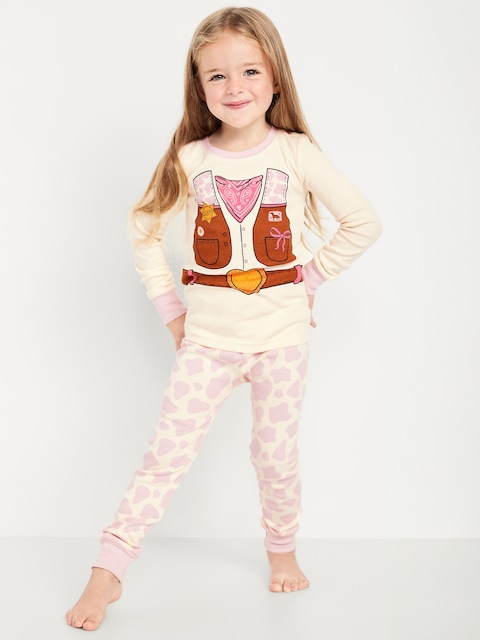 Printed Snug-Fit Pajama Set for Toddler & Baby