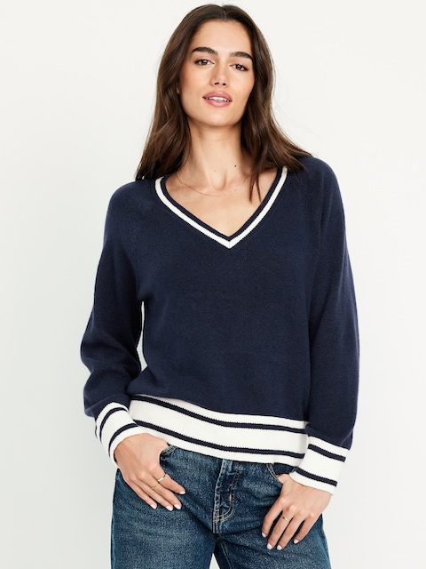 SoSoft Loose V-Neck Sweater