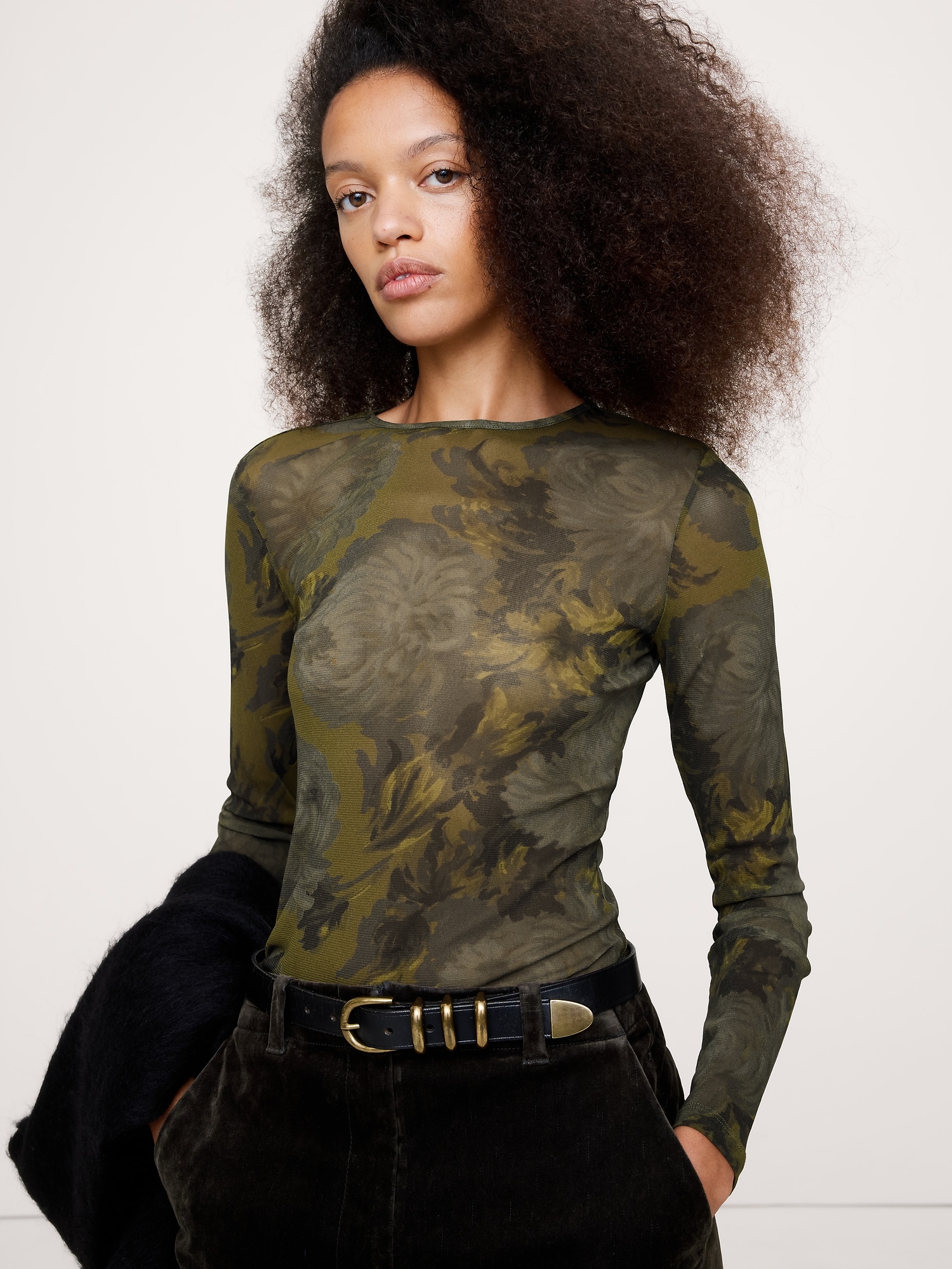 HAUT RAS DU COU À MAILLES