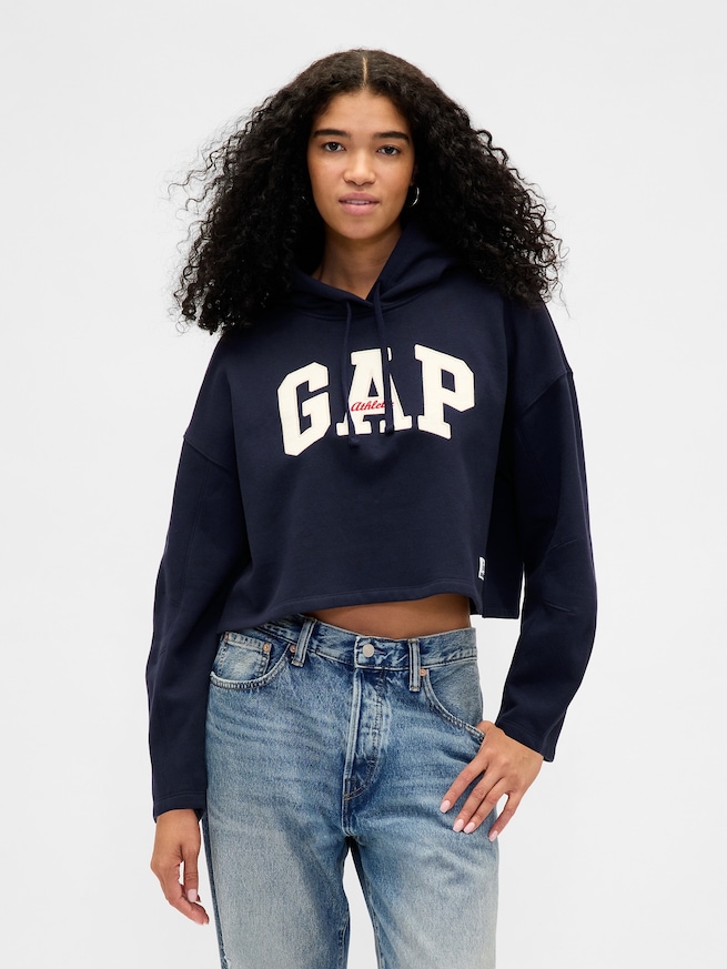 オーバーサイズ バレルスリーブ GAPロゴパーカー-0