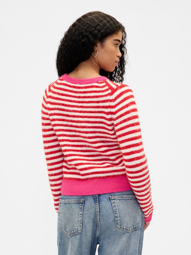 CashSoft カシミヤタッチ クルーネックセーター-2