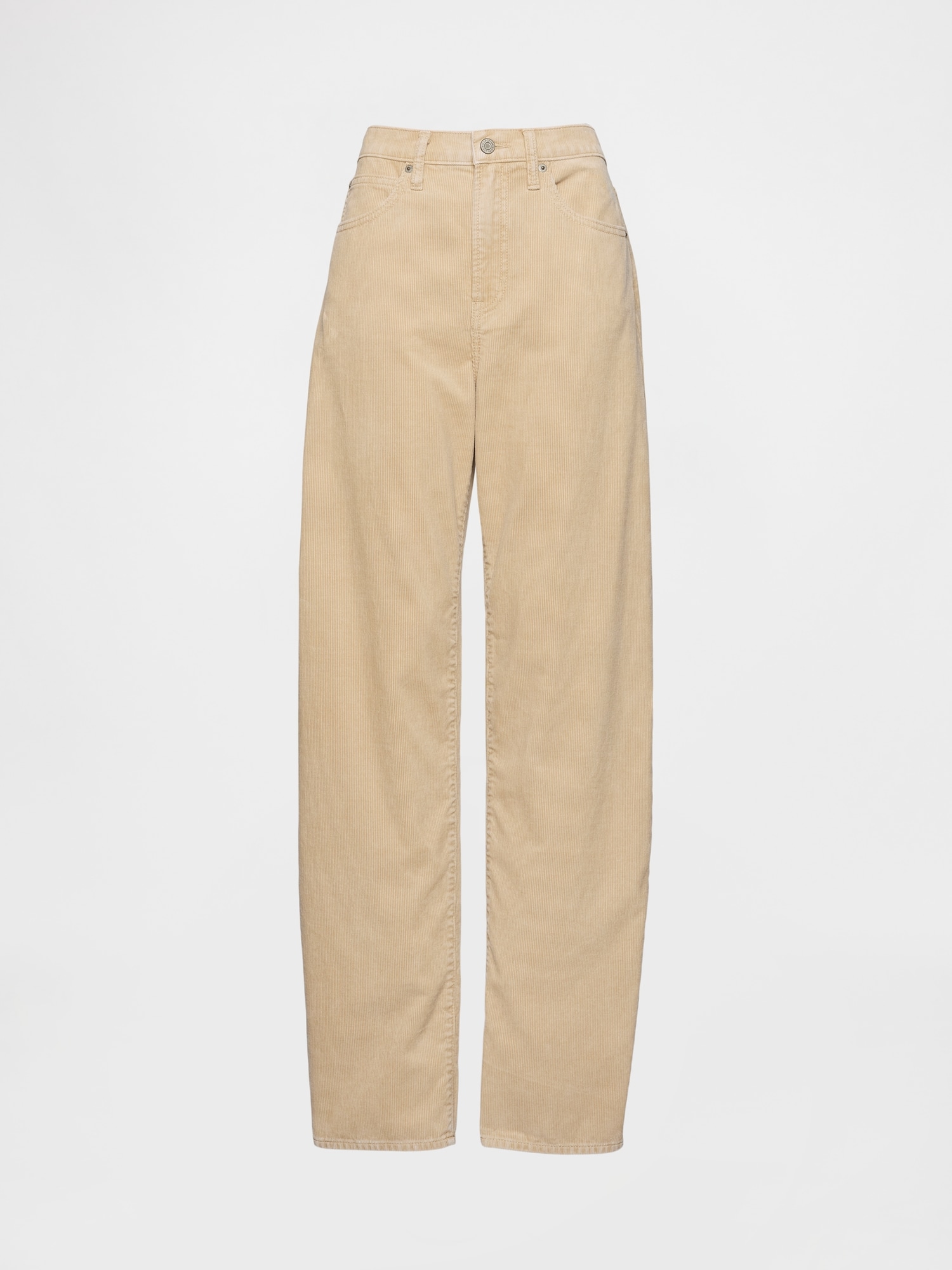 ハイライズ コーデュロイ バレルパンツ-6