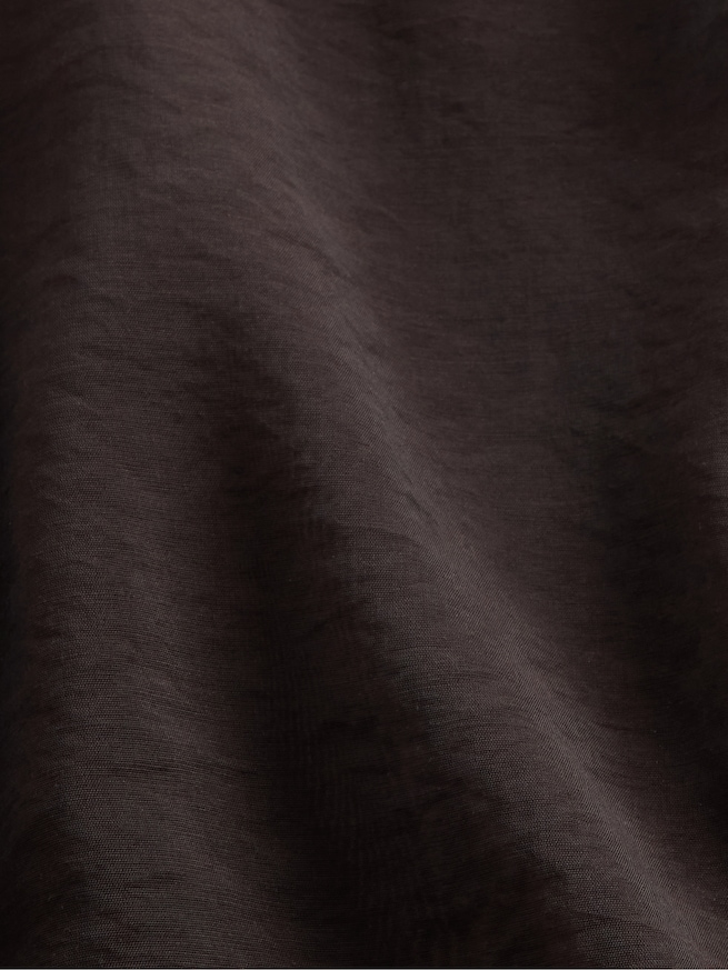 シアー ストレートヘム クロップドシャツ-3