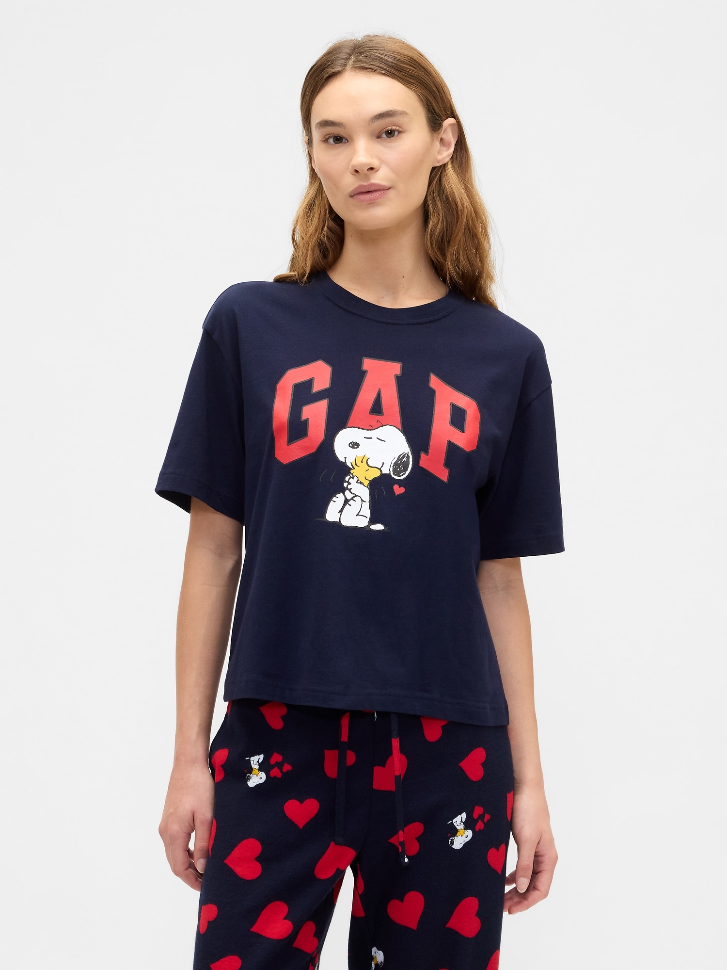 Peanuts Boxy Gap Logo T-Shirt
