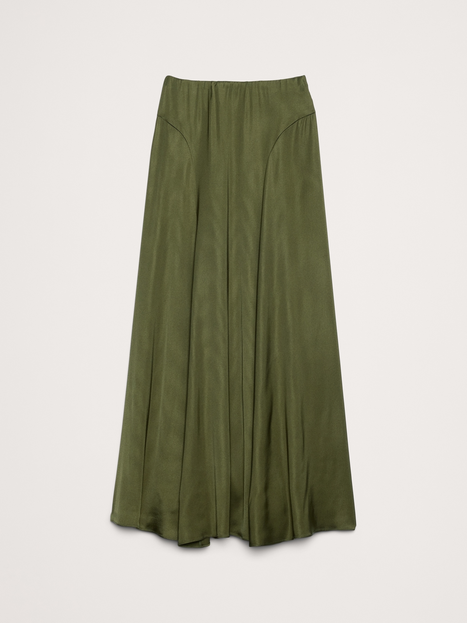 ストレッチ サテン マキシスカート-4 ストレッチ サテン マキシスカート-4