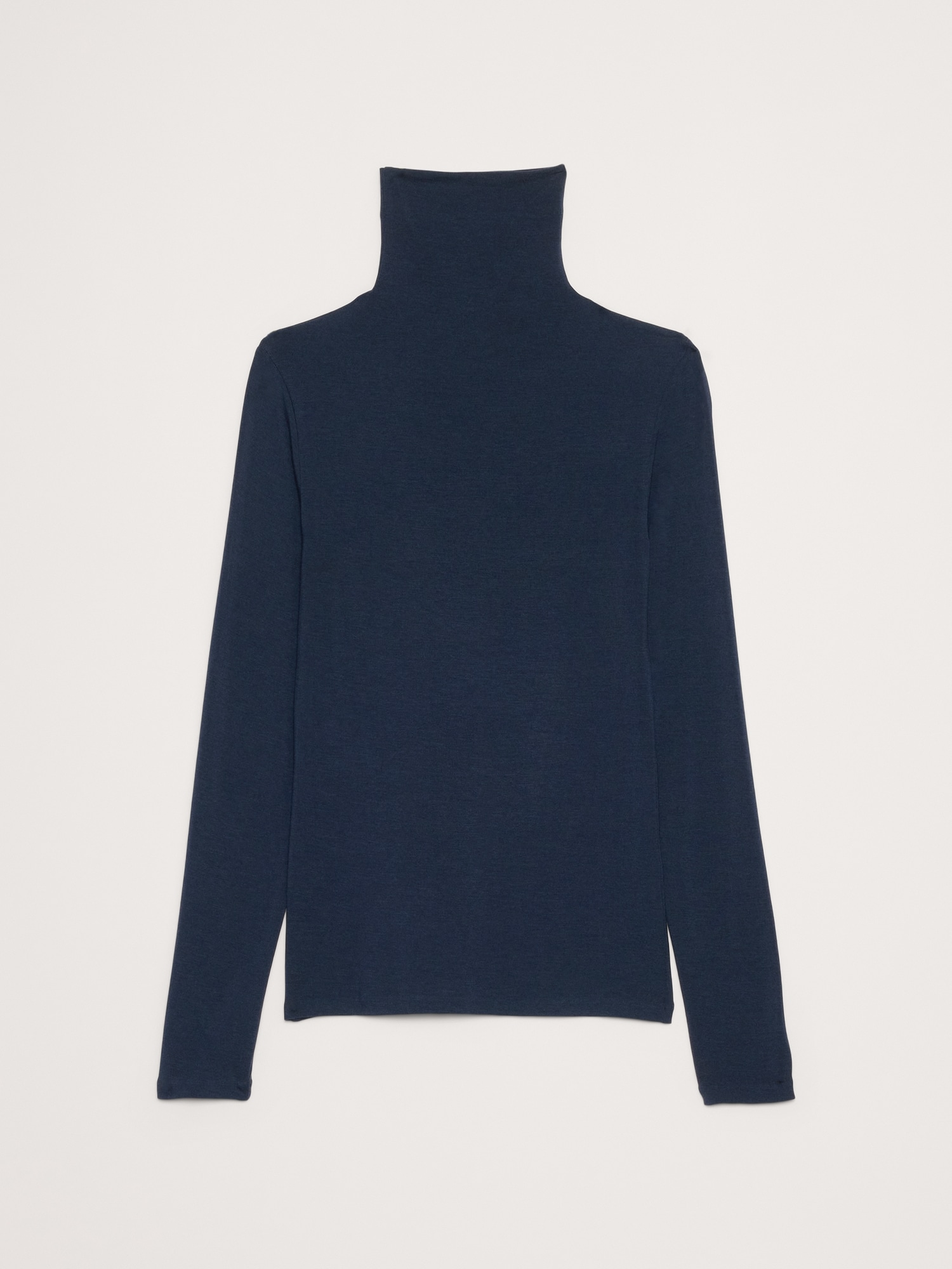 リュクス ウールブレンド タートルネックTシャツ-3